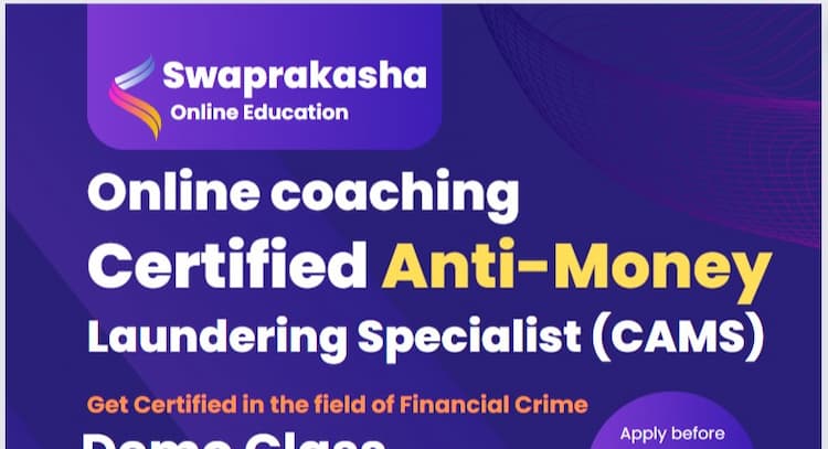 course | Online Coaching for Certified Anti Money Laundering Specialist (CAMS)